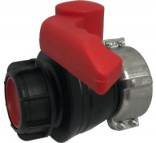 IBC tap for IBC tank - S60 x 3/4" - Brass - With locking function