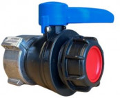 IBC tap for IBC tank - S60 x 3/4" - Brass - With locking function