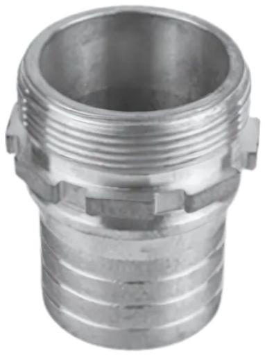 Tankwagenkoppeling Slangtule - RVS - 13mm x 1/2” buitendraad