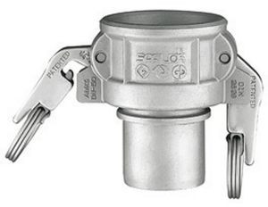 Waterson Saflok CC RVS met gladde TW tule 2"