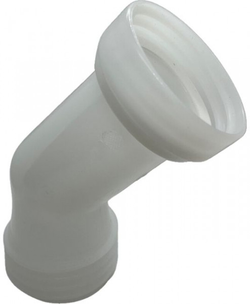 IBC Coude 45° - filetage femelle x filetage mâle - S60x6 x S60x6 - Blanc