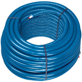 Uponor - Uni Pipe PLUS buis - 16mm - voorgeïsoleerd - isolatielaag 6mm - blauw (Per Meter)