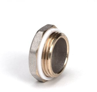 Uponor bouchon borgne pour S-verdeler - 1" filetage mâle - Laiton