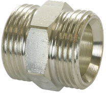 Uponor dubbele nippel Euroconus - filetage mâle x filetage mâle - 1/2" x  1/2