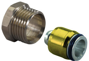Uponor klem koppeling voor Heimeier - klem x buitendraad - 16mm x 1/2