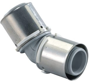 Uponor knie 45° - pers x pers - 40mm x 40mm - ppsu