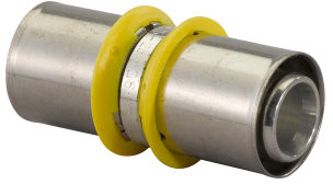 Uponor MLC-G gas perskoppeling - pers - 20mm