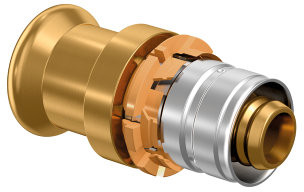 Uponor S-Press overgangs raccord - pers x pers - 25mm x 22mm (Cu)