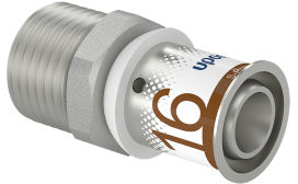 Uponor - S-Press Plus draad koppeling - buitendraad x pers 