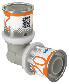Uponor S-Press Plus coude 90° - pers x pers - 20mm x 20mm - ppsu - Kiwa