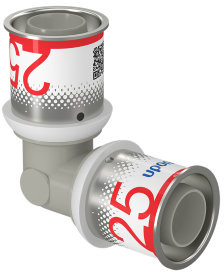 Uponor S-Press Plus coude 90° - pers x pers - 25mm x 25mm - ppsu - Kiwa