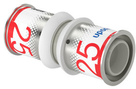 Uponor S-Press Plus raccord - pers x pers - 25mm x 25mm - ppsu - Kiwa