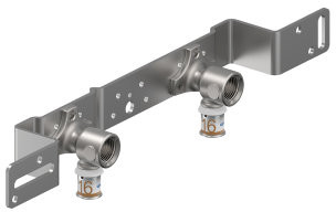 Uponor S-Press Plus montagebeugel - pers x binnendraad - 16mm x 1/2" - hoh 150mm -  Smart Aqua - Kiwa