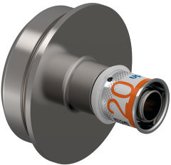 Uponor S-Press RS persadapter - RS2 x pers - RS2 x 25mm