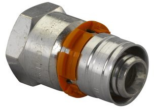 Uponor MLC perskoppeling - pe/alu - pers x binnendraad - 14mm x 1/2"