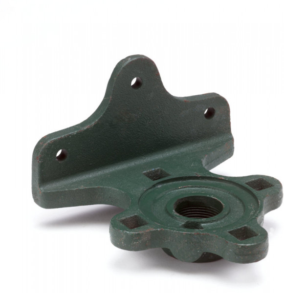 Wandflens voor handzwengelpomp - groen