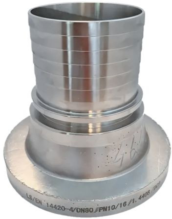 Embout de tuyau - Stub-end - DN 32 - PN 10/40 - FRS - TW - Inox 316 - EN1092-1/04 - Geribbeld - Dikke uitvoering