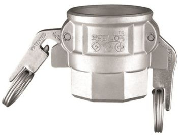 Waterson Saflok femelle avec filetage femelle - inox 316 - 1" - DN25 - D100 - avec verrou de sécurité