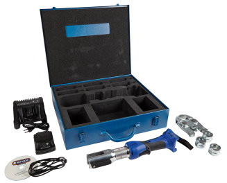 Henco - accu persmachine - in koffer - TH profiel pour M-BMINI3 16mm - metaal