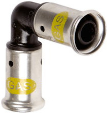 Henco - knie 90° - gas - pers x pers - 16mm x 16mm - pvdf
