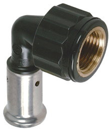 Henco - schroef coude 90° - pers x filetage femelle - 40mm x 1-1/4" - pvdf