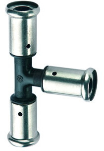 Henco - Raccord en T 90° - pers x pers x pers - 50mm x 50mm x 50mm - pvdf