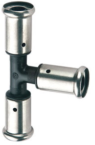 Henco - T-stuk 90° - pers x pers x pers - 20mm x 20mm x 20mm - pvdf