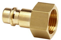 Euroline - Insteeknippel pour snelkoppeling - Filetage femelle - 1/4" - laiton