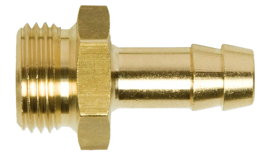 Euroline - Slangtule - Buitendraad - 9mm x 3/8" - messing