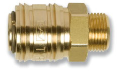 Euroline - Snelkoppeling - Filetage mâle - 1/4" - laiton