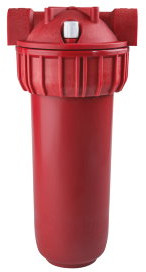 Atlas Filtri - filterhuis - rode klok - type Senior Plus HOT 3P AFP SX AB - binnendraad x binnendraad - 3/4" x 3/4"