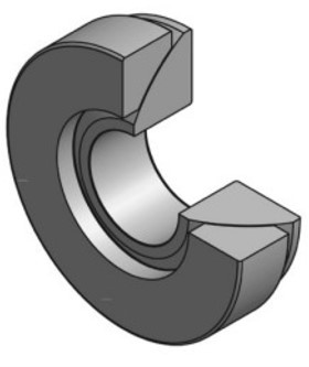 Rotule axiale GX30T - *GE30AW - *GX30F - 30 x 75 x 19 x 19mm