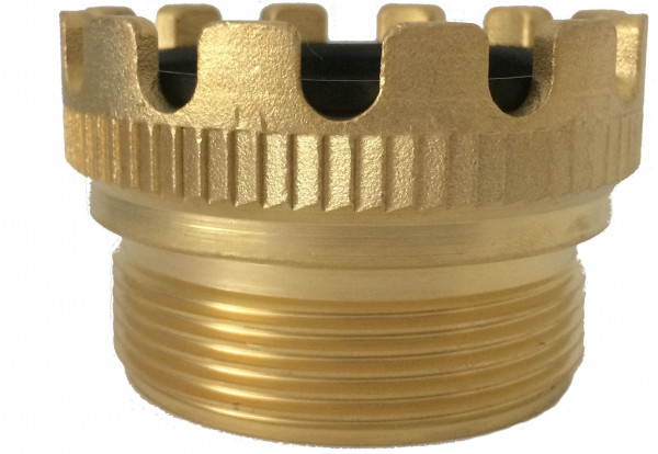 Tankwagenkoppeling - Kroonring - Buitendraad - DN50 x 1-1/2" - Messing