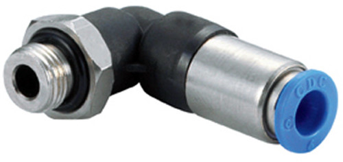 Coude À visser Raccord Emboîtement zelfafsluitend 6 mm x  G1/8"(SPL 06G01)