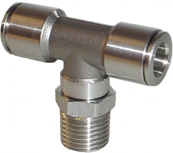 TEE IKD 10mm x3/8" RVS konisch draaibaar - 1