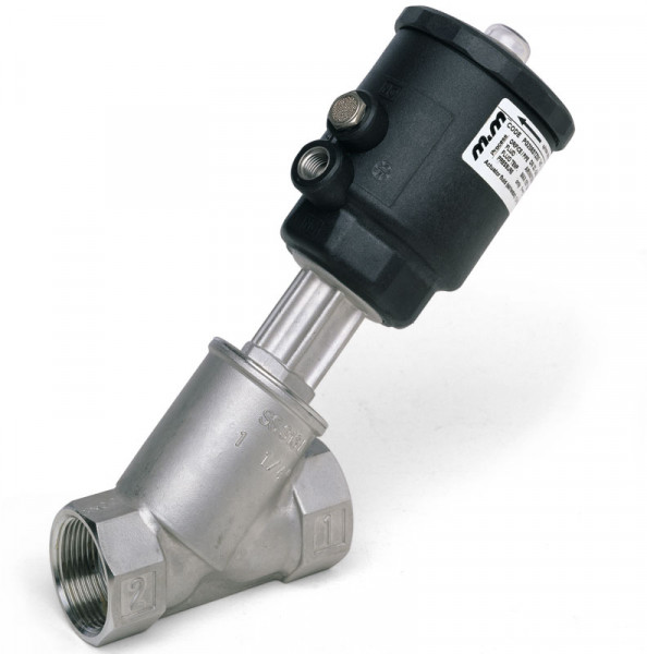 Klepafsluiter G 1" Inox 200°C NF