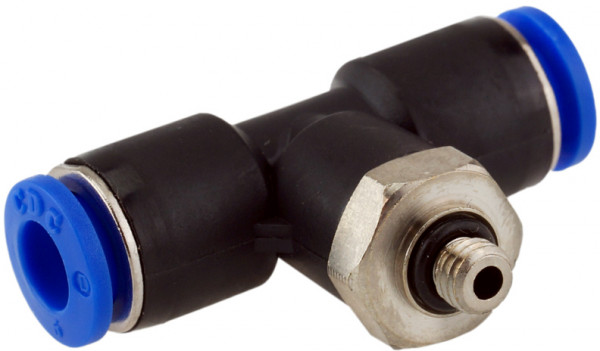 T-à visser raccord emboîtement Joint torique 8 mm x G1/8" (PT 08G01)