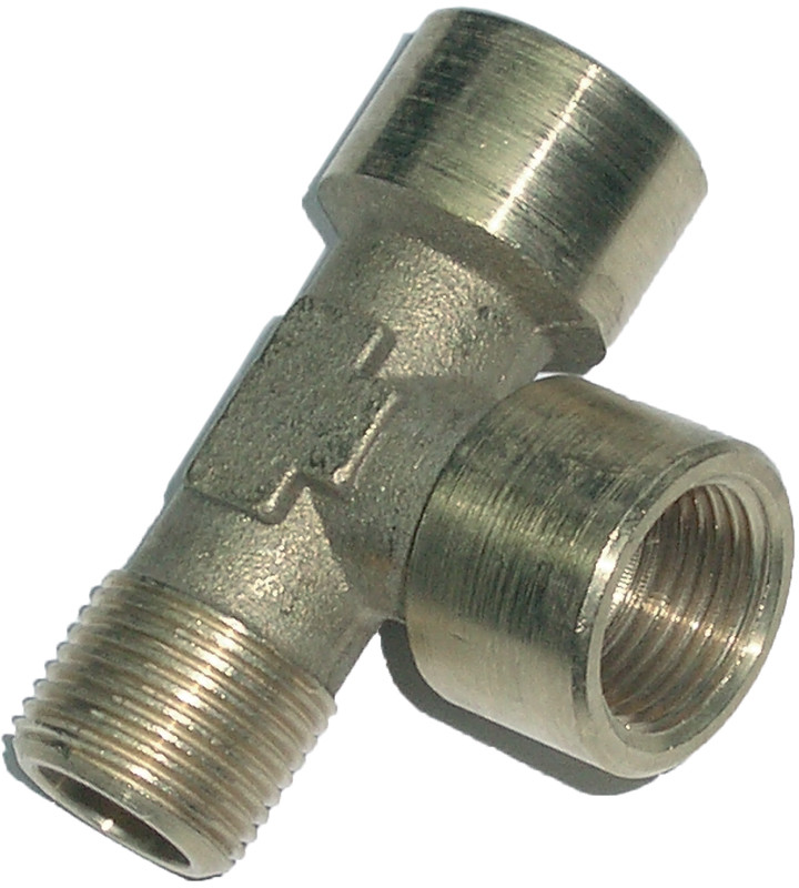 TEE-M.F.F. R1/2" x G1/2" BLANK messing