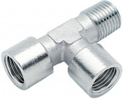 TEE-F.F.F. G1/2" BLANK Messing