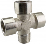 TEE-F.F.F. G1/2" BLANK Messing