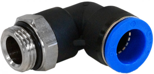 Knie Inschroef Koppeling Insteek Draaibaar O-ring 8 mm x G1/2" (PL 08G04) - 1