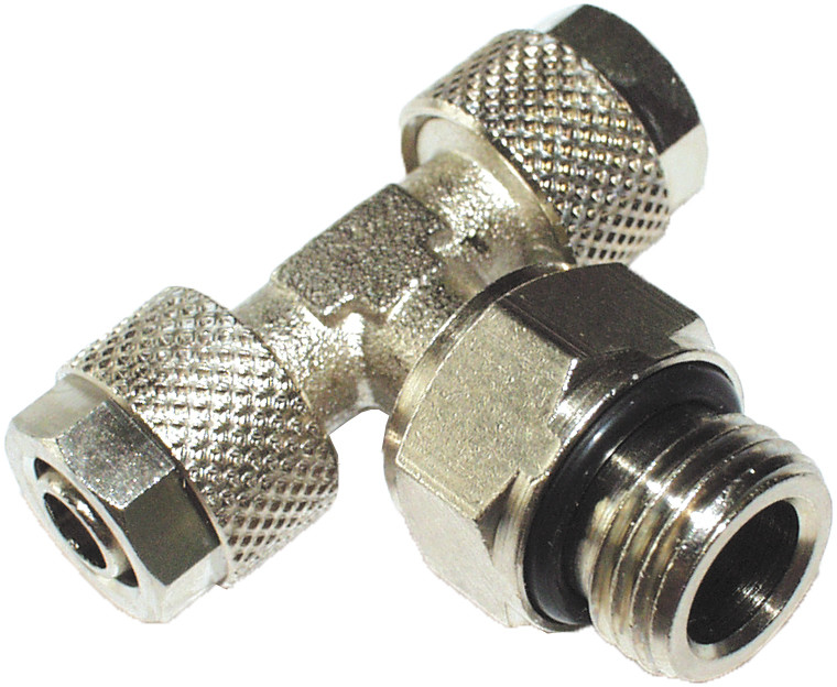 TEE-O.M.O. 8/6 x 1/8" DP met O-ring afbeelding