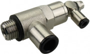 Drehzahlregelventil 8mm x G1/8" Typ A 390 Nl/min für Ventile