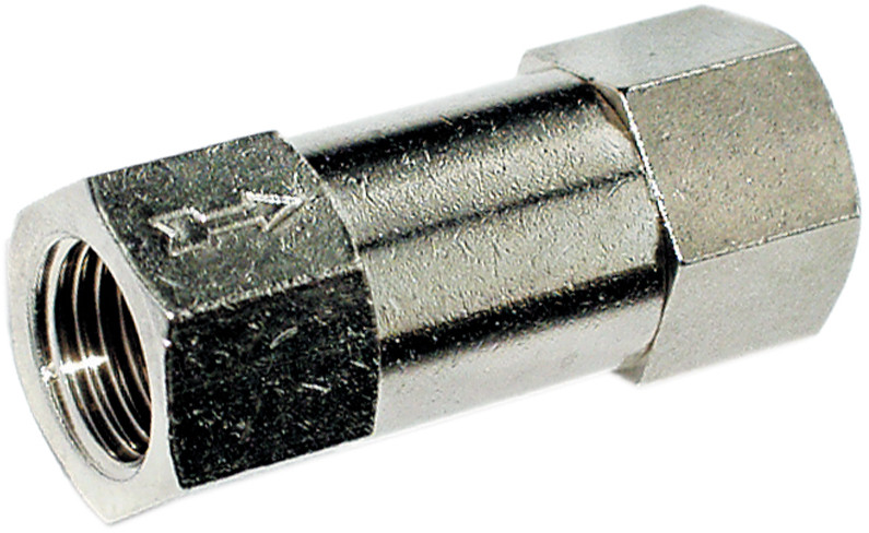 Terugslagklep BiBi G1/8" Ms/vern/NBR