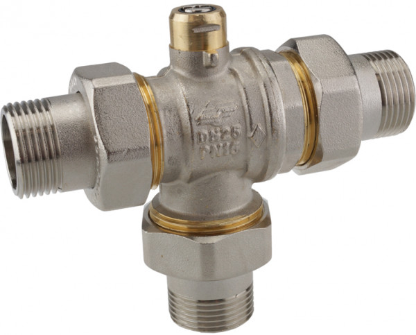 Robinet à boisseau sphérique 3-weg G3/4" e-motor