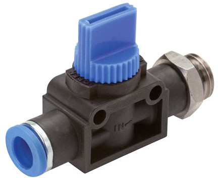 Kogelkraan inline 8mm x G1/4" afbeelding