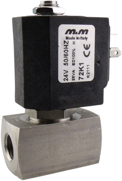 2/2-w.m.v. 1/4" RVS NC (3mm)