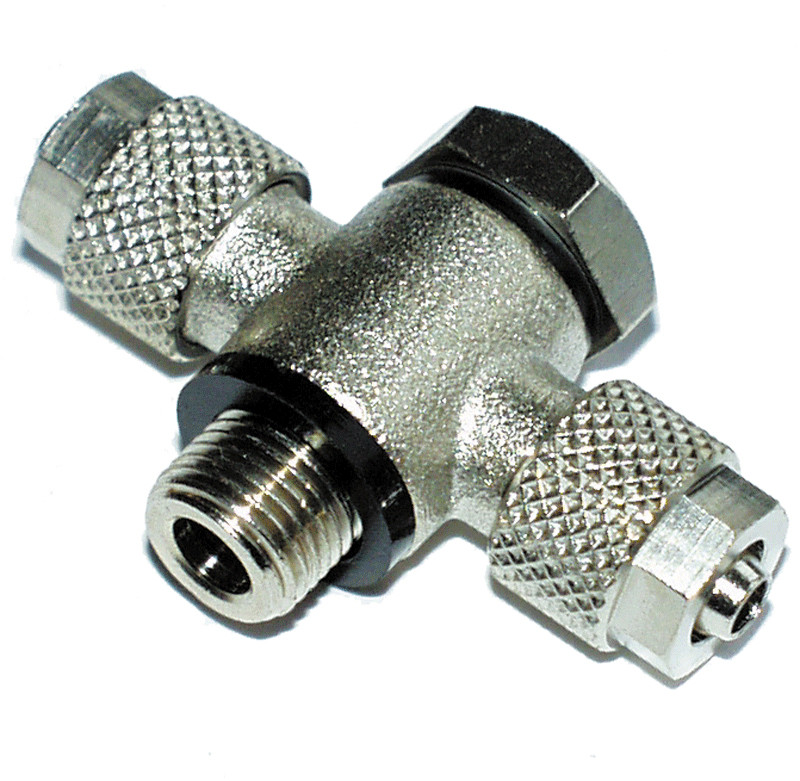 TEE dubb. banjo 10/8 mm x G1/2"