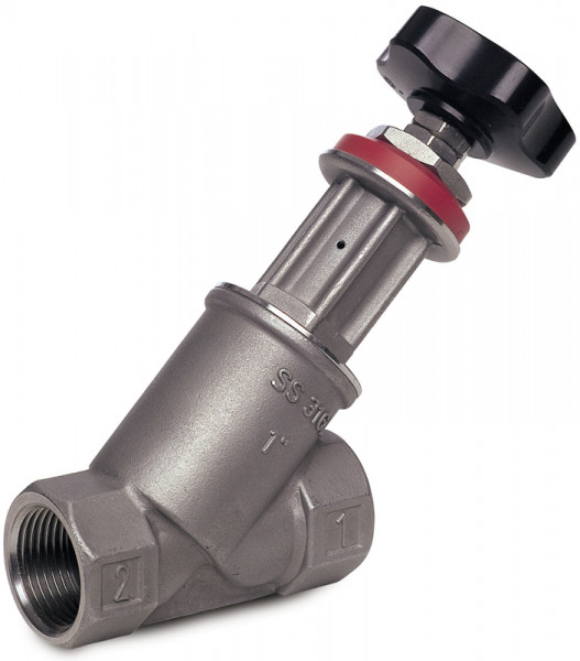 Inox Handbediende vanne d'arrêt G1/2