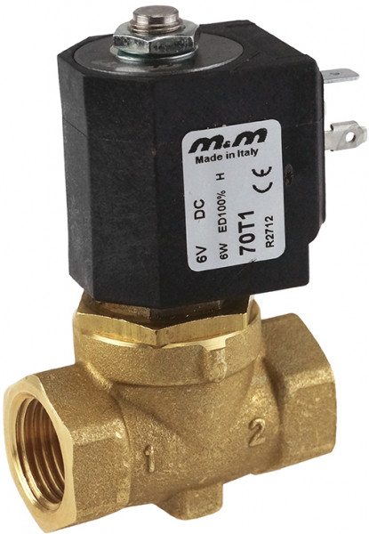 Électrovanne BI-stabile G1/2"    6VDC